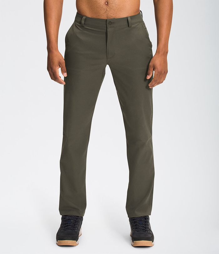 Pantalones The North Face Hombre Verde Oscuro City Estándar Modern Fit 10986OMTW